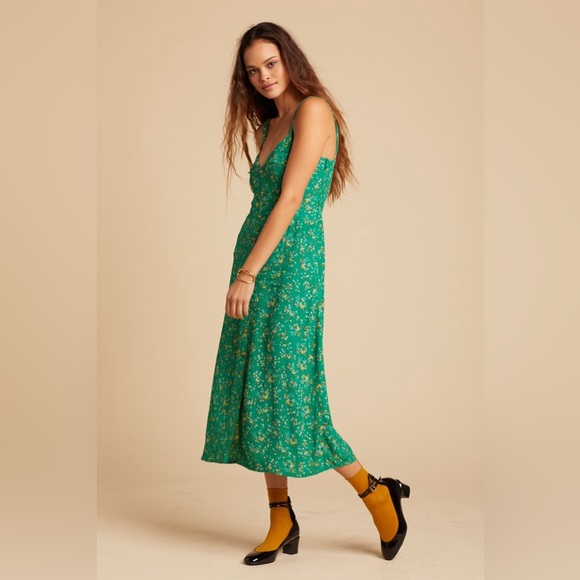 Faithfull the Brand Este Midi Dress Anthropologie - Picture 2 of 10